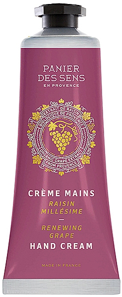 Panier Des Sens Renewing Grape Hand Cream - Крем для рук "Білий виноград" 30мл Panier Des Sens Renewing Grape Hand Cream - Крем для рук "Білий виноград" 30мл